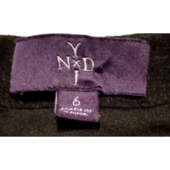 NYDJ Not Your Daughters Jeans Shaping Slimming Black Dress Faux Suede Panels 6 - Picture 9 of 10